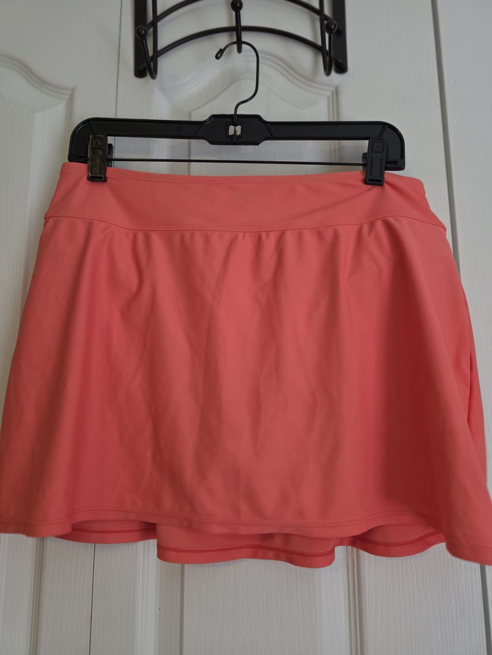 Coral Swim Skater Skirt with Wide Waistband